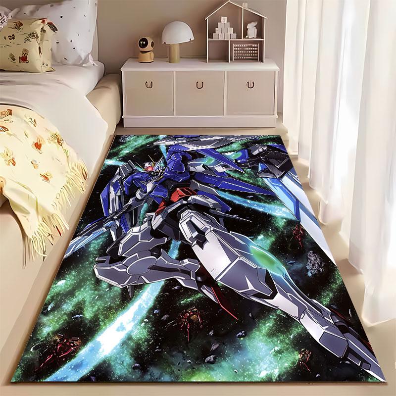Mecha Warrior In Space Scene Suitable As a Non-slip Mat for the Living Room or Bedroom Sofa