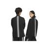 Adidas Classic Striped Button Casual Jacket Unisex Tops Black JE1117