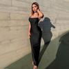 Women's Sexy European & American Style Bodycon Backless Dress - Spring/Summer 2025