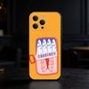 Colorful S-Sardine L-Lobster Fish Phone Case For iPhone 17,16,15,14,13,12,11 Plus,Pro Max,SE4Soft Silicone Black Cover