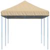Vidaxl Składany Namiot Imprezowy Typu Pop-Up, Beżowy, 580X292X315 Cm