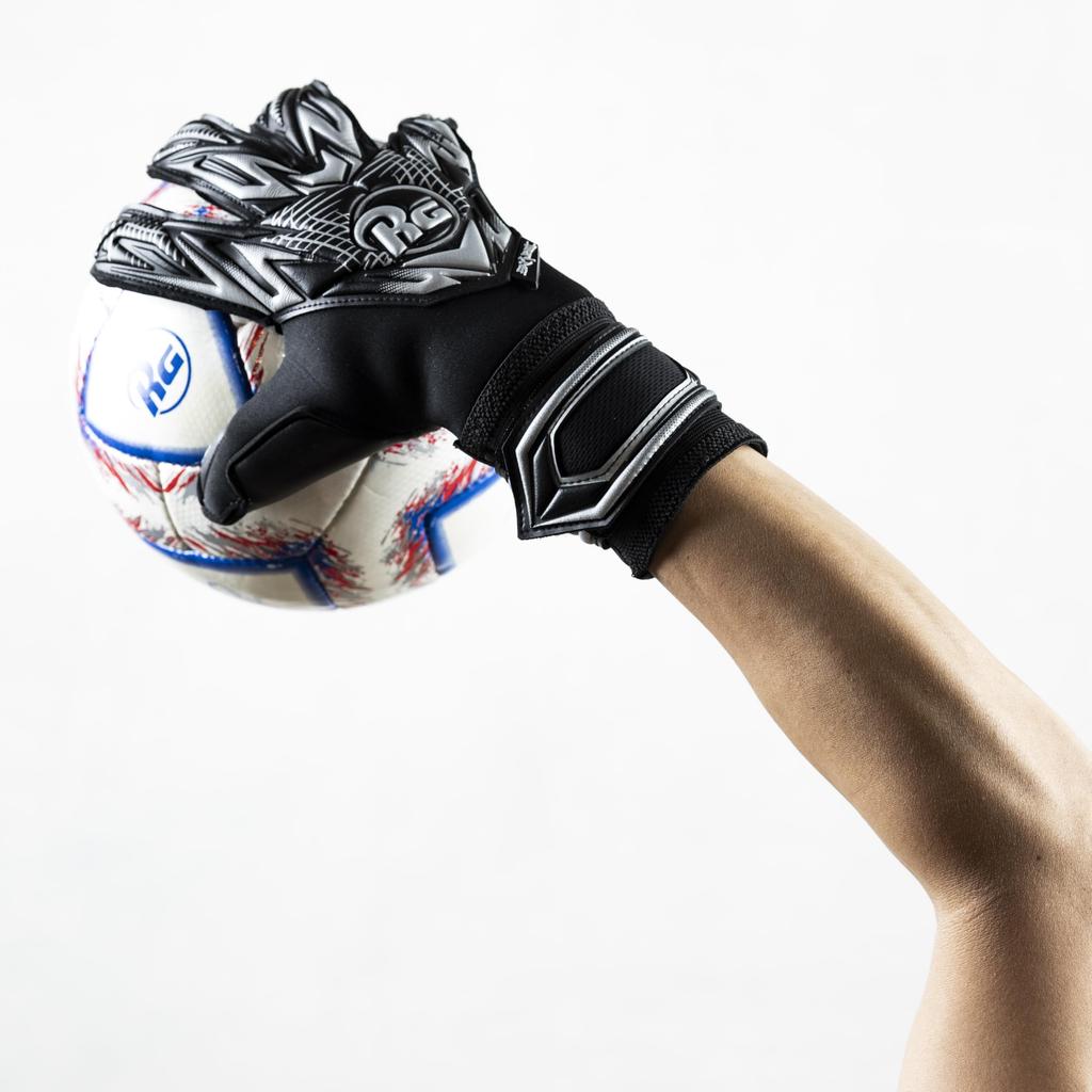Genuine RG Goalkeeper High Model Samurai Black Contact Black Size 7 Gloves, Japan, Grip,