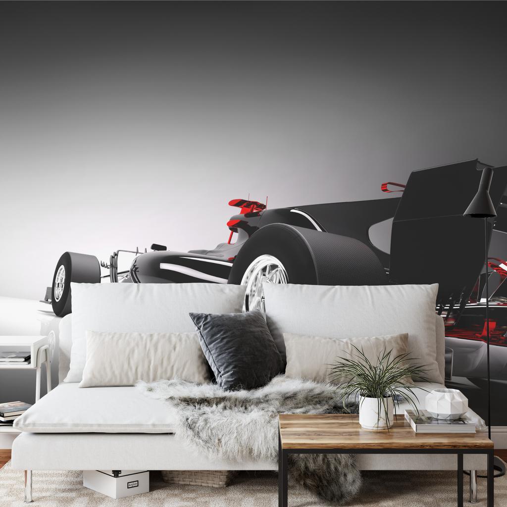 Photomural F1 Car From The Back Washable Fleece 368x254