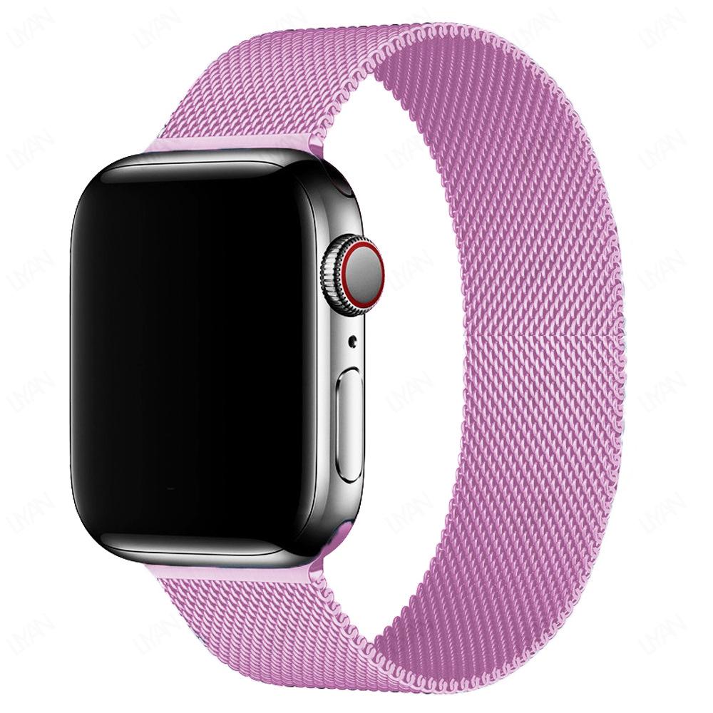 Toepasbare Magnetische Milanese Band voor Apple Watch Series 8/7/6/SE/5/4/3/2 en iWatch
