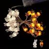 Easter LED Copper Wire String Lights Bunny and Carrot Design Warm Festive Glow Holiday Home Decorations for Spring Celebration