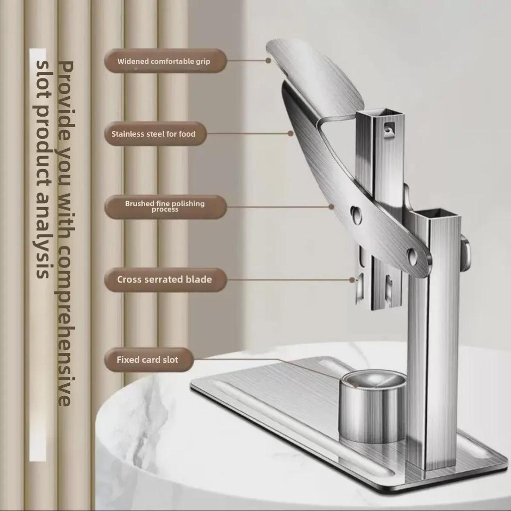 Push-Type Stainless Steel Chestnut Opener Clip