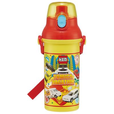 Skater Water Bottle, 480ml, Tomica 24, for Kids, Made of Child-Friendly Plastic, Lightweight, Made In Japan, PSB5SANAG-A