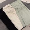 Women's Quality Wide-Leg High-Waist Casual Pants - Trendy 2024 Solid Color Straight Sports Trousers