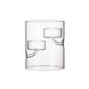 European cylinder hurricane glass candlestick oil lamp wind candle holder creative home decoration candlelight dinner gift.