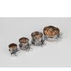 Stainless Steel Bird Feeding Cups with Clamp Holder - Perfect for Parrot Food and Water
