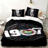 Fenerbahce 3pc set Perfect for bedroom use Comfortable bedding set includes a duvet cover and two pillowcases Ideal birthday or Christmas gift