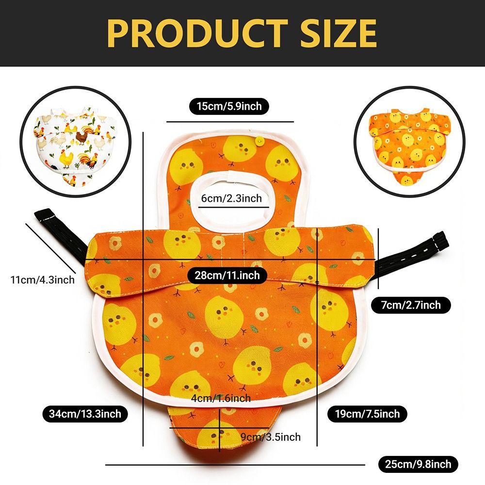 Waterproof Anti-Pecking Chicken Saddle Breathable Duck Back Protector Poultry Protective Clothing