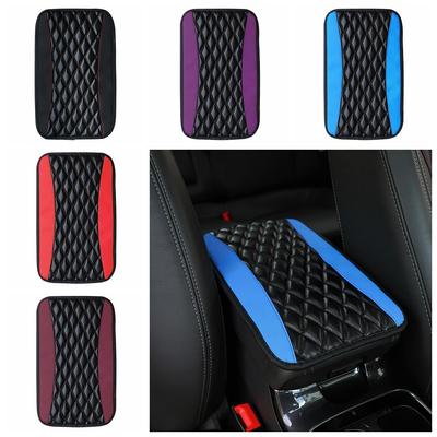 Reposabrazos Universal impermeable para Interior de coche, caja de asiento, cubierta de consola central, accesorios, Protector duradero, SUV, cuero PU, cómodo
