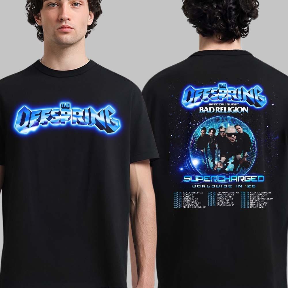 The Offspring Supercharged Worldwide In 2026 North America City Dates Two Sided XL