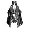 Miaozi Sexy Lace See-Through Bodysuit - Temptation & Teasing Nightwear for Women 2627