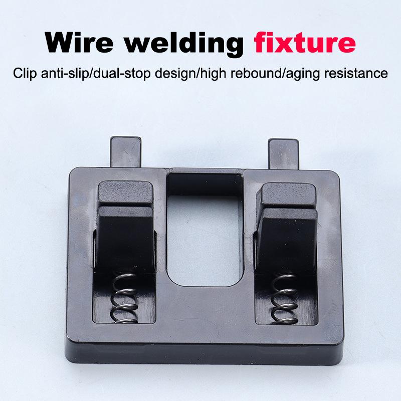 1Pc Electric Wire Welding Fixture Holding Power Stabilizing Wire Holder Anti-Slip Dual Clamps Soldering Tool Accessories