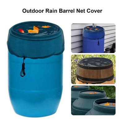 Water Buckets Mesh Covers Drawstring Design Easy To Use Net Cover Anti-Mosquito Protection All-Season Outdoor Rain Barrel Covers Netting for