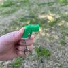 Creative Weapon Mini Gun Model Pendant Keychain  Bag Decoration Stress Relieving Toys Keychain Car Key Rings Gifts