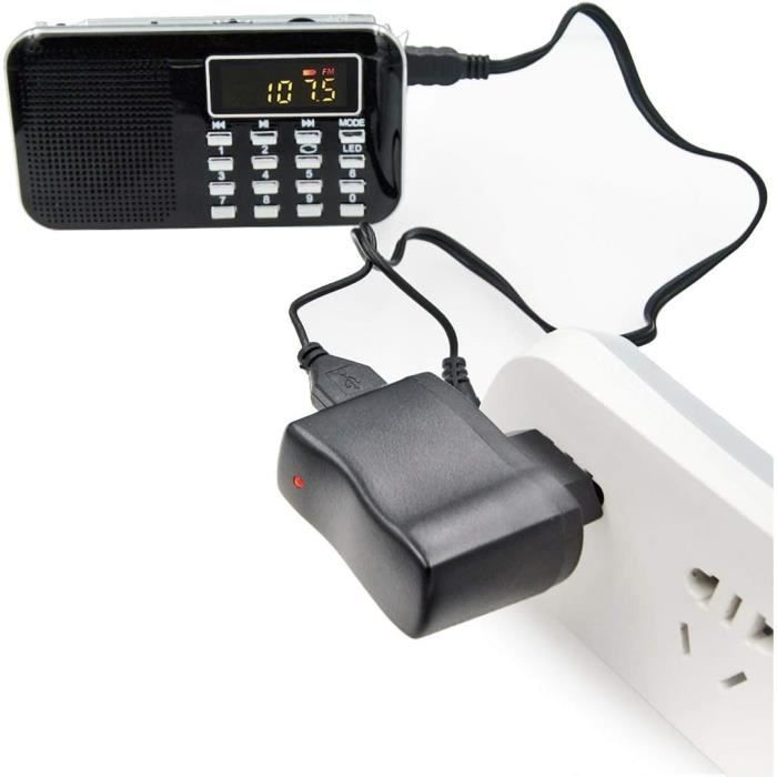 Adaptateur secteur - PRUNUS - KB-600B - 5V/1A - AC100-240V - Noir