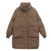 Women's Mid-Length Down Jacket 2024: Warm, Thick, Loose Fit, 90% White Duck Down Padded Winter Coat