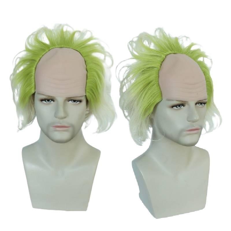 Beetle Juice Clown Wig High Temperature Silk Anime Cosplay Synthetic Hair