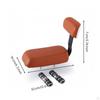 Rear Child Seat with Backrest Cushioned Two-Wheeler Cushion for Kids