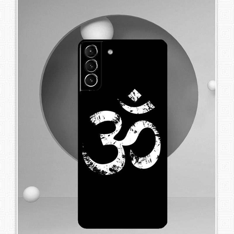 Aum Om Yoga Symbol Fitness Gym Case For Samsung Galaxy S24 Ultra S20 S21 S22 S23 S25 Ultra S9 S10 Plus S25 FE Cover Funda