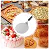 10/12inch Stainless Steel Pizza Peel Pastry Tools Round Anti-scalding Pan Bakeware Maker for Kitchen Restaurant Cooking Serving