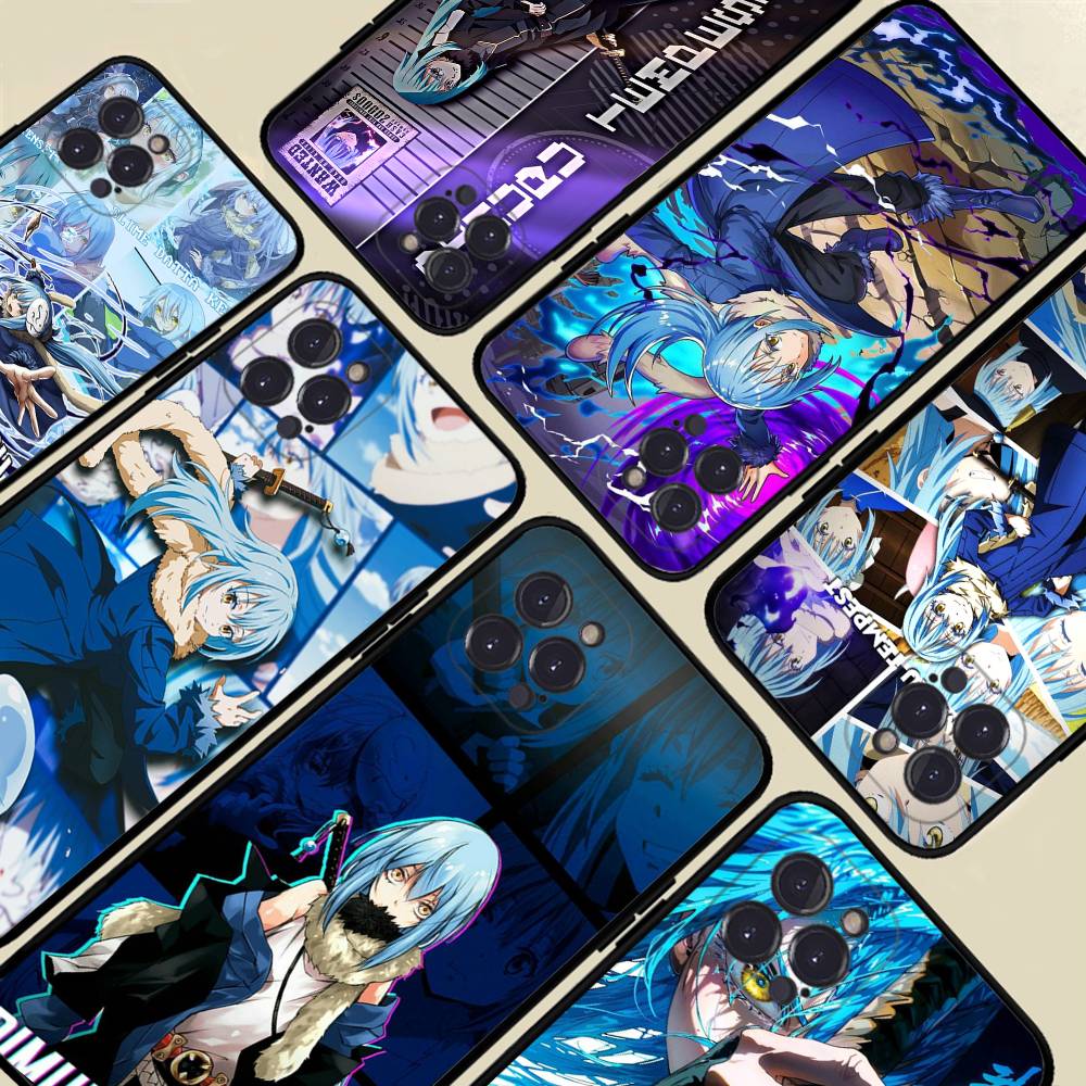 Slime Anime Rimuru Tempest Phone Case For IPhone 16 15 14 13 12 Mini 11 Pro XS Max X XR SE 6 7 8 Plus Soft Silicone Cover