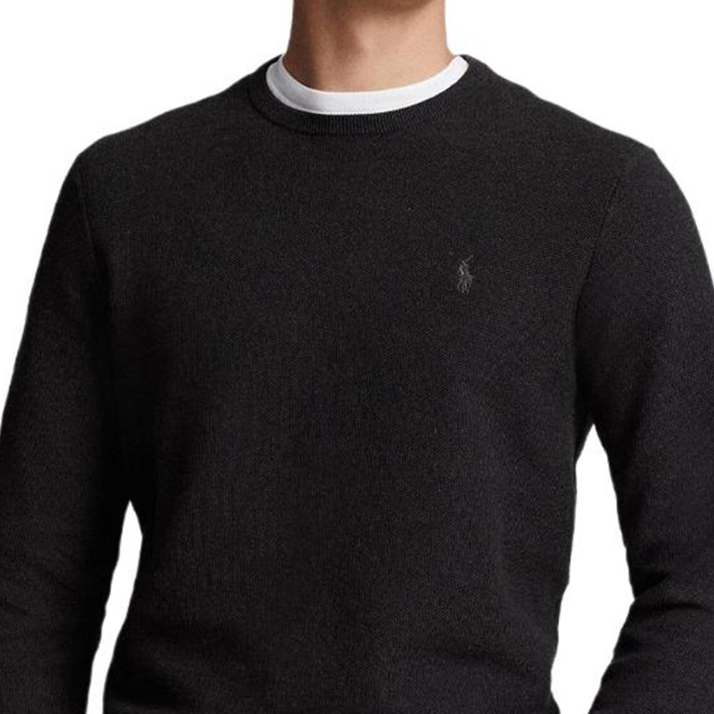 Polo Ralph Lauren FW24 Knitwear Standard Men's Charcoal Gray 710918163-005