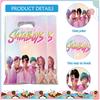 Sacos de Festa Caçadores de Demônios Kpop 16,5*25cm Sajaboys Saco de Doces Saco Surpresa Suprimentos de Festa de Aniversário Decorações Presente para Menina Lembrancinhas de Festa