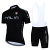 Mens Cycling Jersey Set Short Sleeve Breathable Quick-Dry Bike Riding Outfit Sportswear