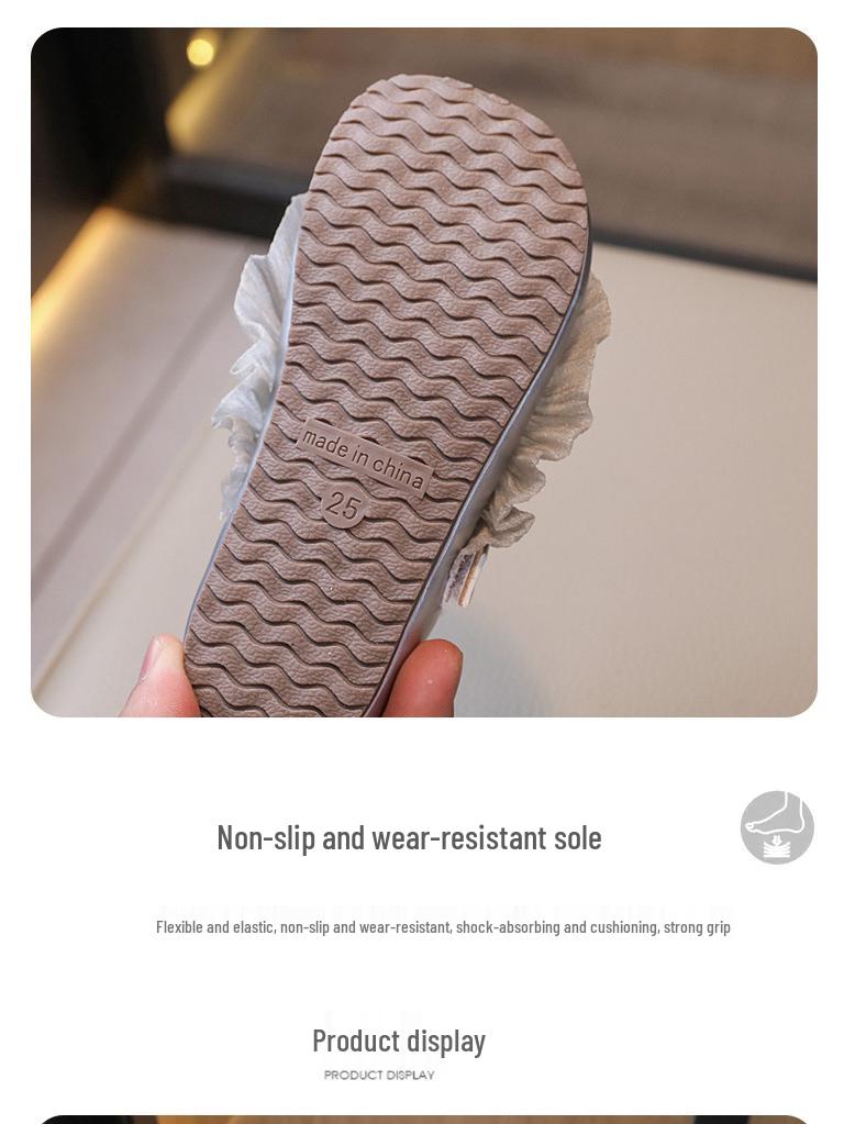 Girls' Soft Sole Leather Shoes - Spring/Autumn 2026 Casual Princess Style