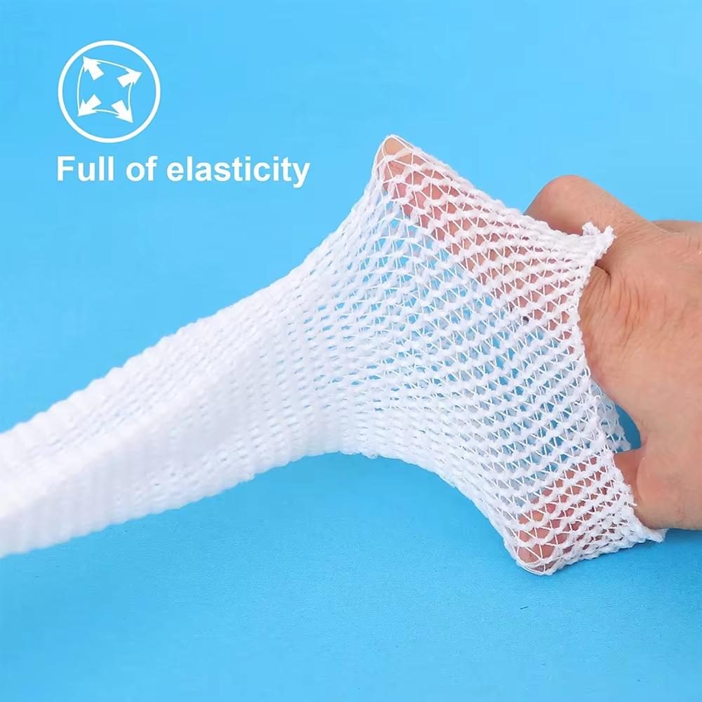 Breathable Material Elastic Net Bandage Fix Retainer Breathable Bandage Elbow Support