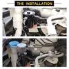 3-Port Oil Reservoir Catch Can Tank with Drain Valve & Breather Filter Universal