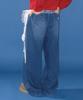 RONRON Back Heart Stitch Pocket Denim Pants Medium Blue