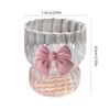 Glasbecher mit süßer Schleife Langlebiges Glasmaterial Leicht zu reinigen Wasserbecher