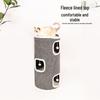 Winter Cat Bed & Scratching Post: Warm, Durable Felt, Removable, Washable, Integrated Cat Tree