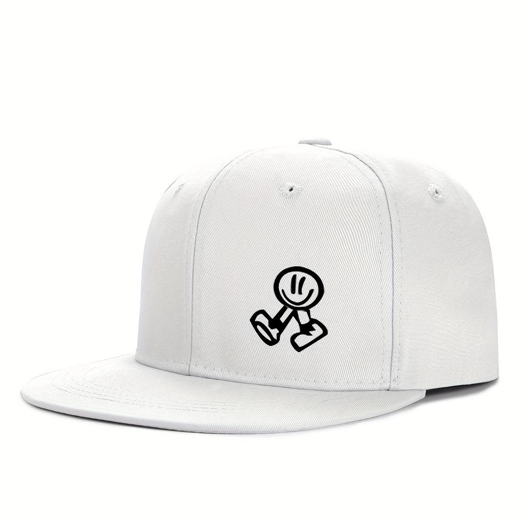 Hats for women in spring and summer, outdoor flat brimmed hats for men, hardtop breathable wide brimmed hip-hop hats, American s