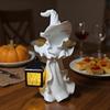 Witch Figurines And Statues Halloween Figurines Spooky Witch With Lamp Home Decor Party Decorations For Holiday Indoor Outdoor