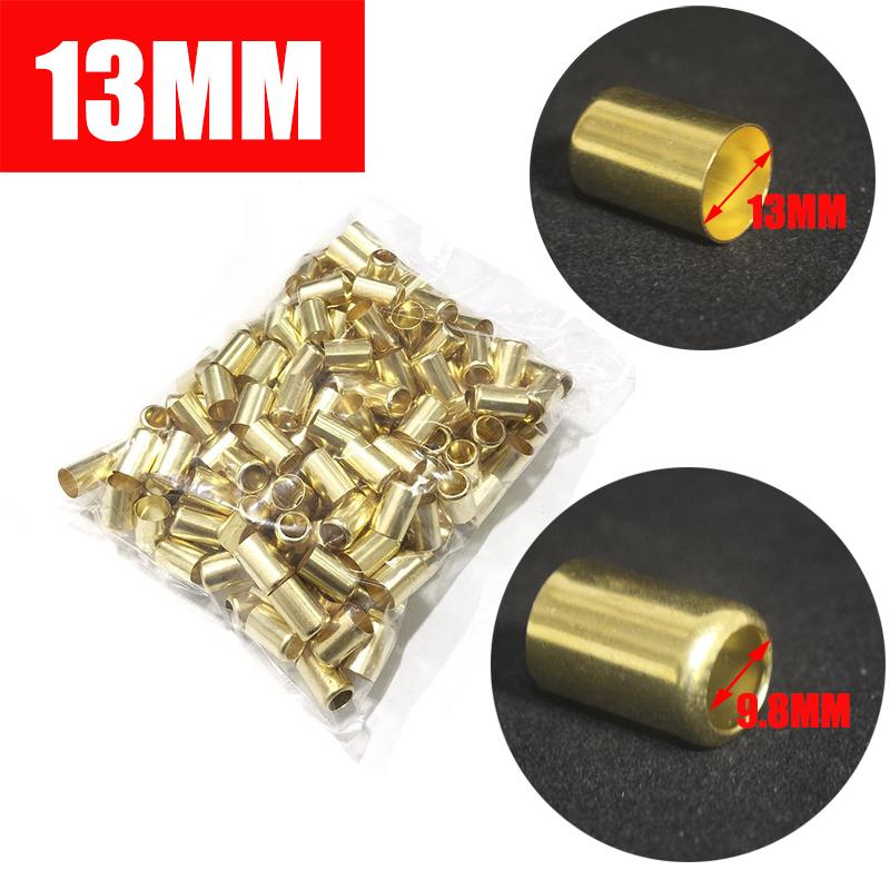 20 Stück Hochdruckrohr-Crimpzubehör 11-16MM Messingrohrverbinder Schlauch-Crimpwerkzeuge Kupferhülse Rohr Auspuffverbinder