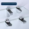 F-shaped Duckbill Glass Clamp for Bathroom/Kitchen 