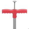 Brushcutter - vidaXL - Red - Powder-coated Steel - Length 93.5 Cm - Comfortable To Use