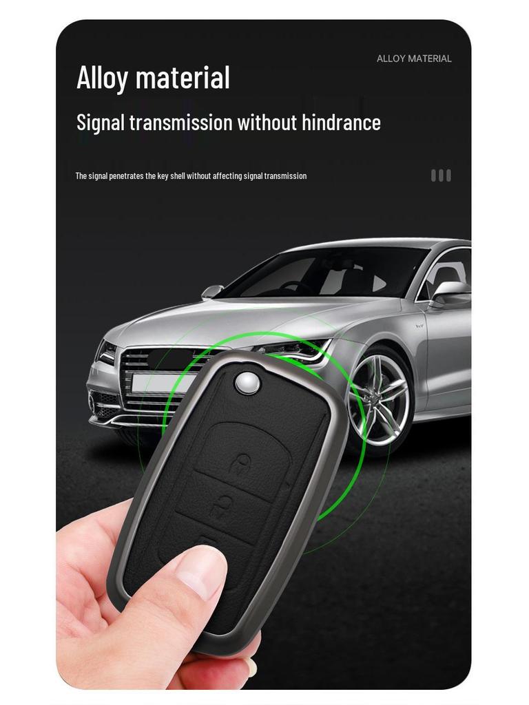 Compatible Key Cover for Dongfeng Fengguang 360, IX5, Seres SF5, and Red Star IX7 Models - Shell, Buckle, and Bag included.