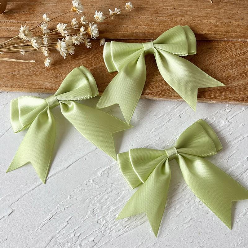 2.5cm Wide Handmade Ribbon Bow Knot for DIY Clothing & Hair Accessories, Card Holders, and Decorations