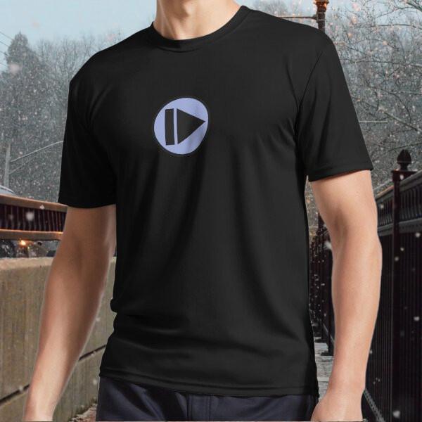 

New The Upside Down Show Play Button Logo Men s T-shirt funny size S to 5XL 2XL