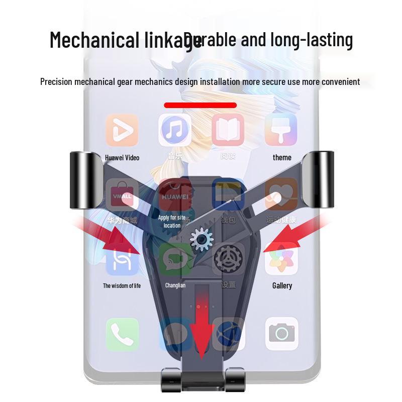Anti-Shake Car Phone Mount for Air Vents - Secure Navigation Support