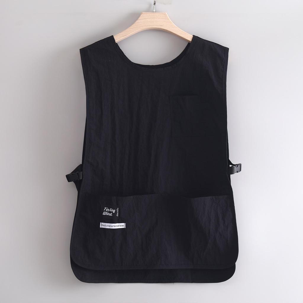 Adjustable Waterproof Coffee Apron Vest for Catering & Barber Shop