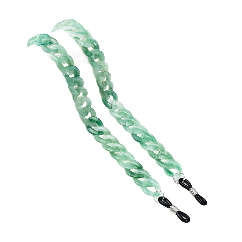 Vibrancy Acrylic Eyewear Chain Glasses Retainer Strap For Active Lifestyles Stylish Glasses Holder Eyeglasses Accessory
