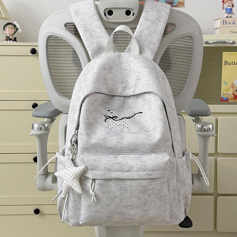 Schoolbag Korean Cute College School Bag Female Junior High School Elementary School Student Versatile Large Capacity Backpack Leisure Travel
